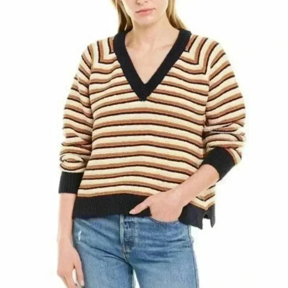 Madewell Sweaters - Madewell Arden V-Neck Crop Pullover Sweater Size Medium